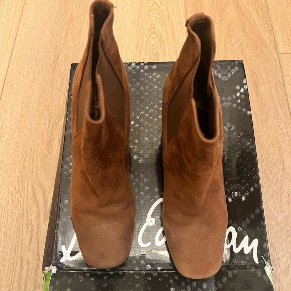 Sam Edelman Brown Suede Ankle Boots